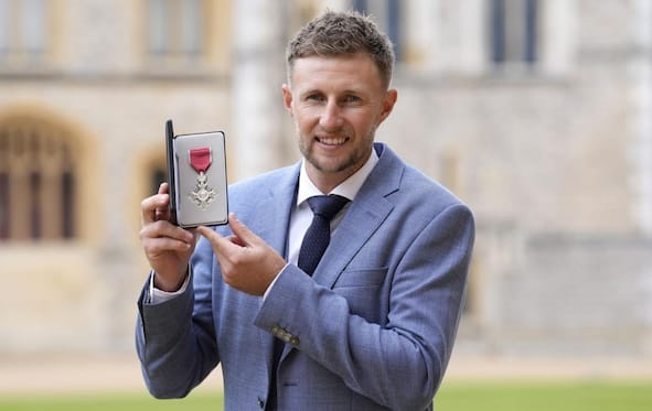 England Batter Joe Root 'Honoured' With MBE For Services To Cricket